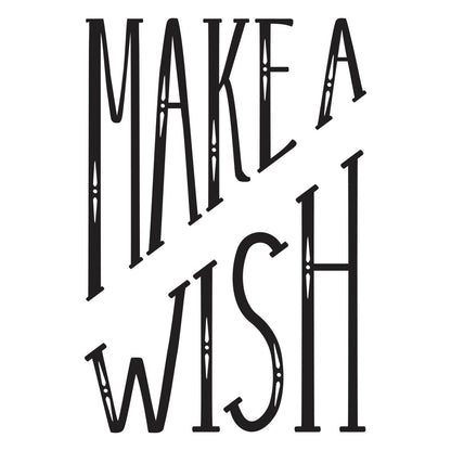 Spellbinders - BetterPress Diagonal Make A Wish Press Plate