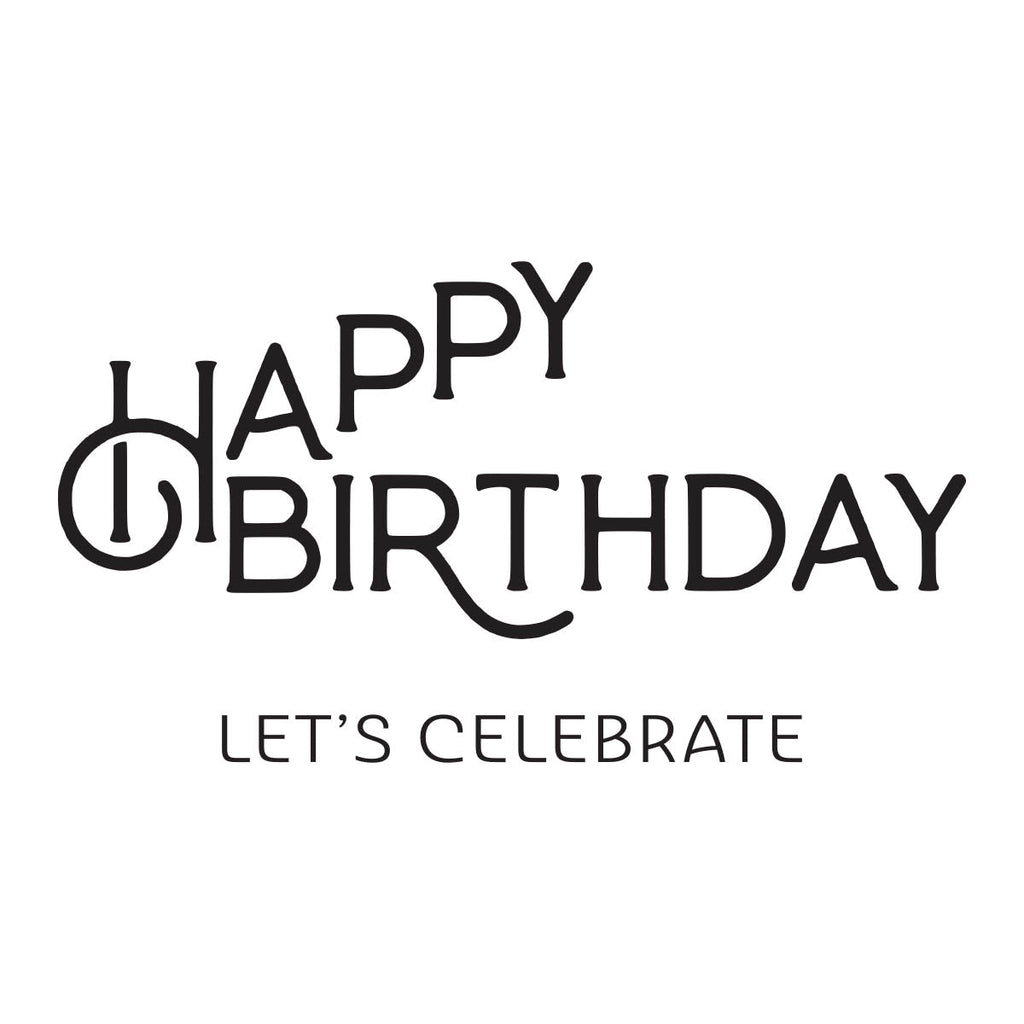 Spellbinders - BetterPress Happy Birthday Celebrate Press Plate