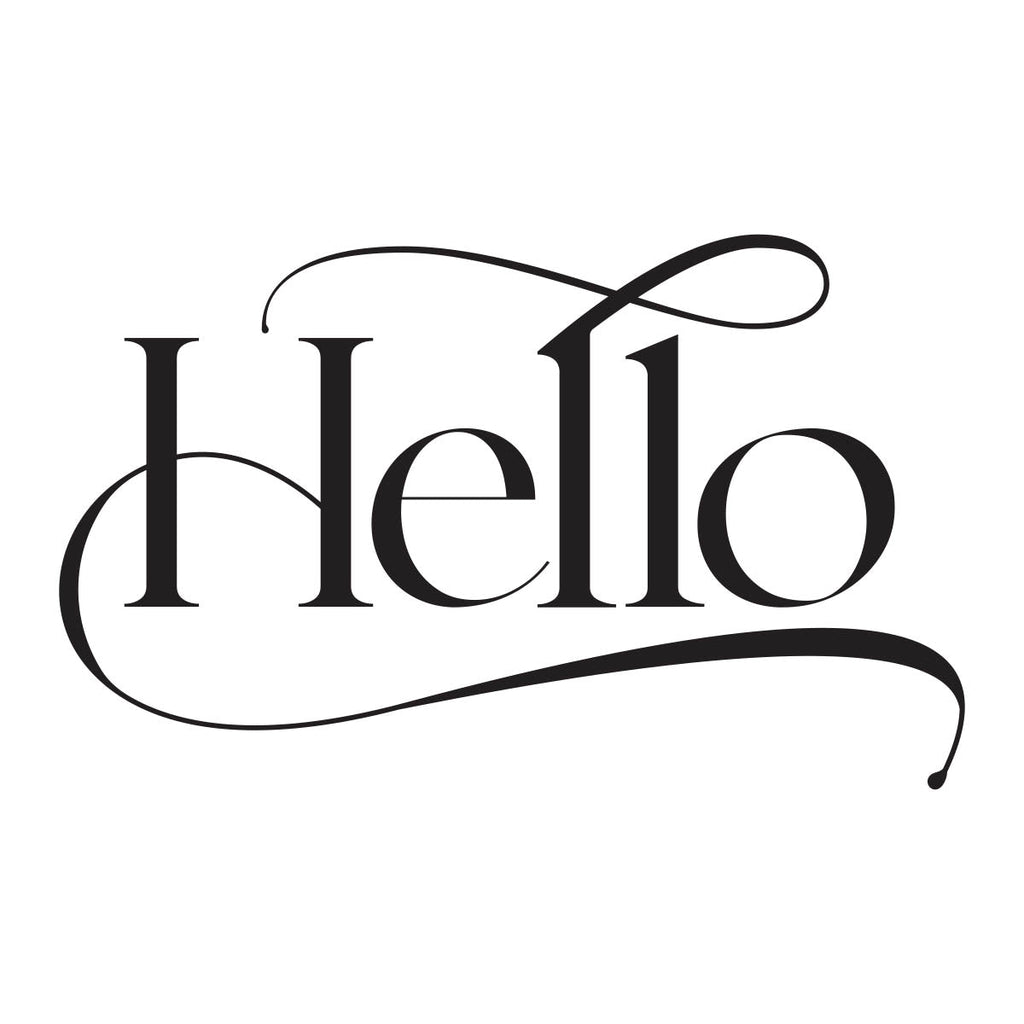 Spellbinders - BetterPress Hello Press Plate