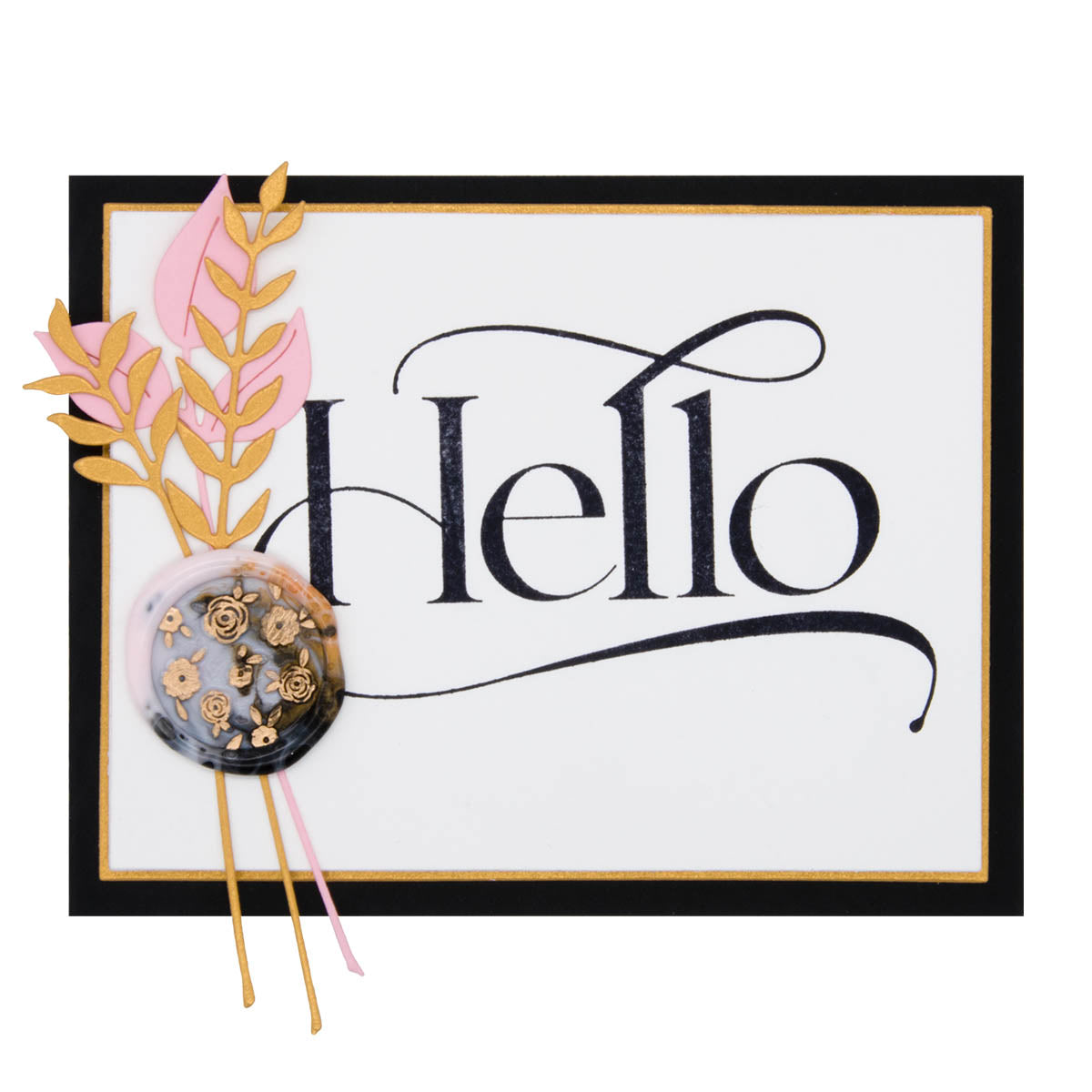 Spellbinders - BetterPress Hello Press Plate