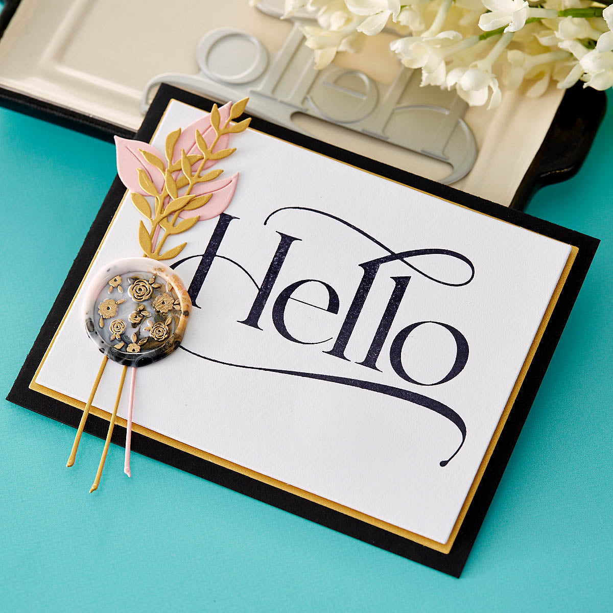 Spellbinders - BetterPress Hello Press Plate