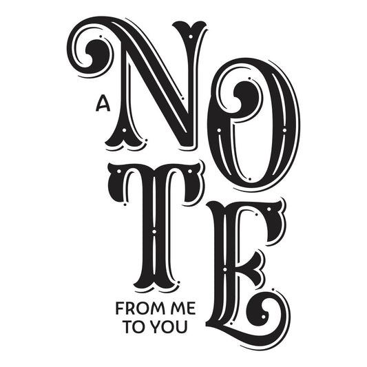 Spellbinders - BetterPress A Note From Me To You Press Plate