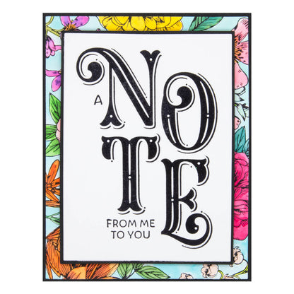 Spellbinders - BetterPress A Note From Me To You Press Plate
