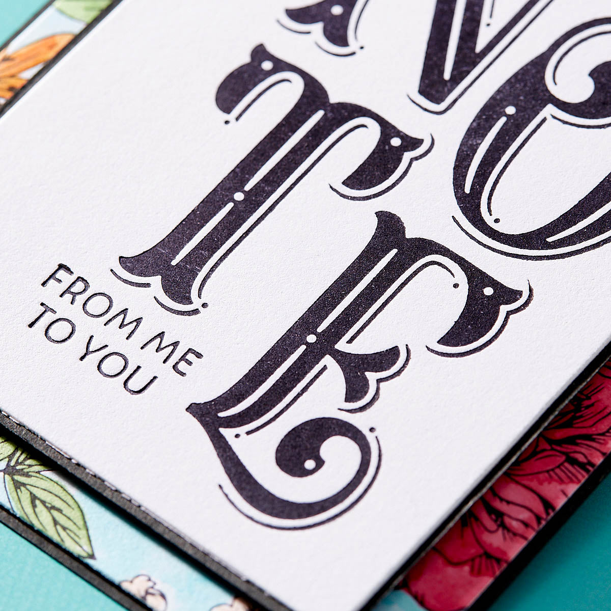 Spellbinders - BetterPress A Note From Me To You Press Plate