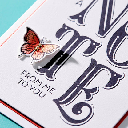 Spellbinders - BetterPress A Note From Me To You Press Plate