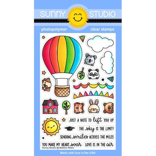 Sunny Studio - Balloon Rides Stamps