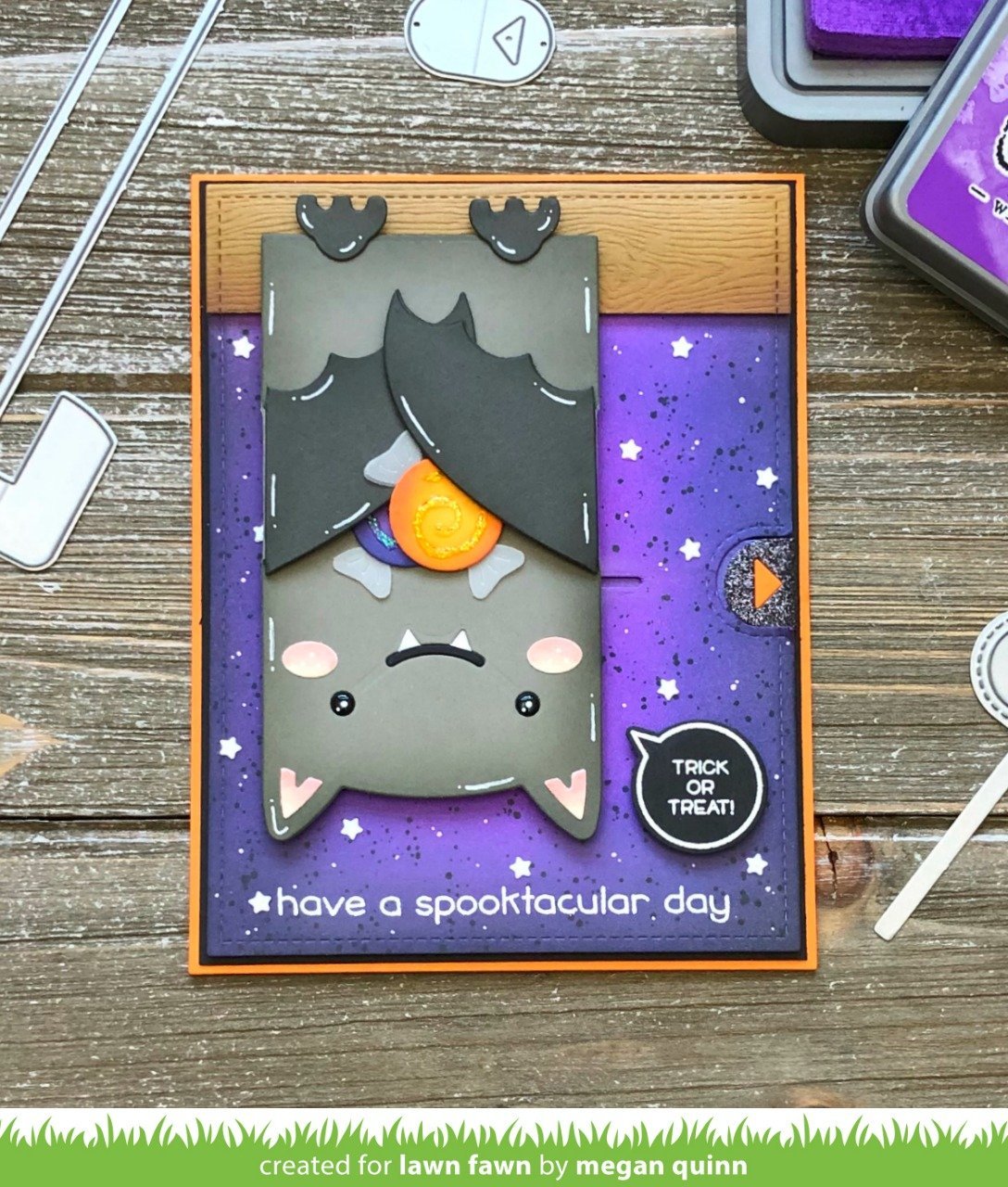 Lawn Fawn - Woodland Critter Huggers Bat Add-On