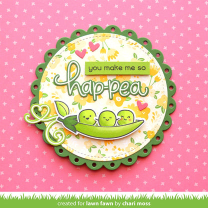 Lawn Fawn - Be Hap-Pea
