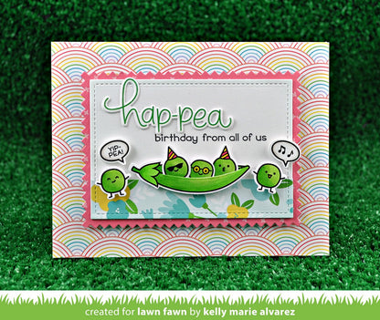 Lawn Fawn - Be Hap-Pea