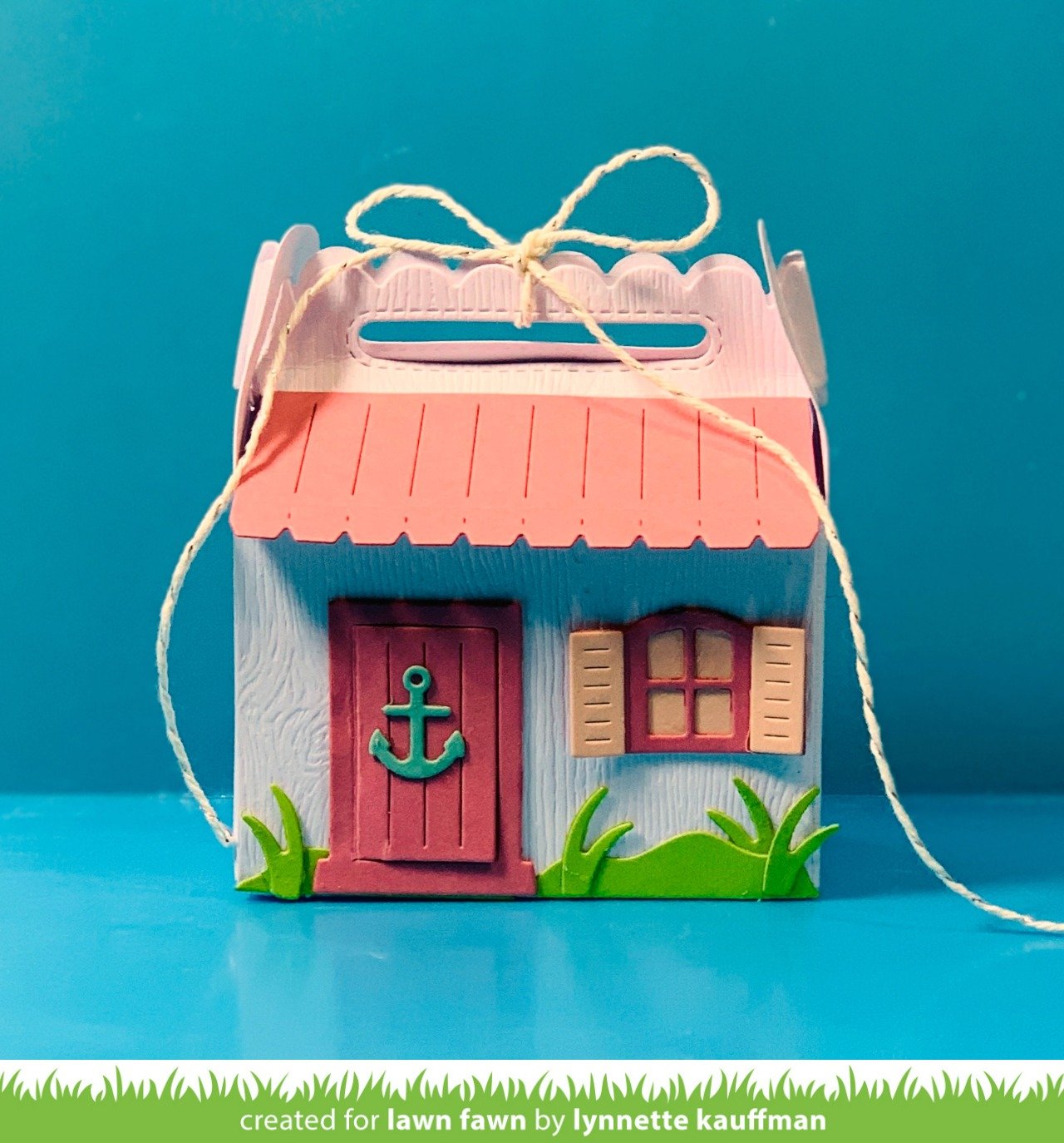 Lawn Fawn - Scalloped Treat Box Beach House Add-On