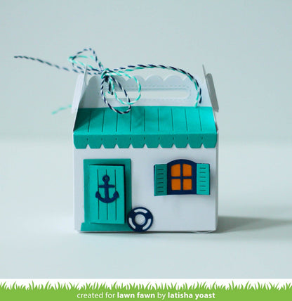 Lawn Fawn - Scalloped Treat Box Beach House Add-On