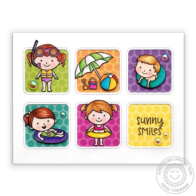 Sunny Studio - Polka-Dot Parade Paper Pad 6x6"
