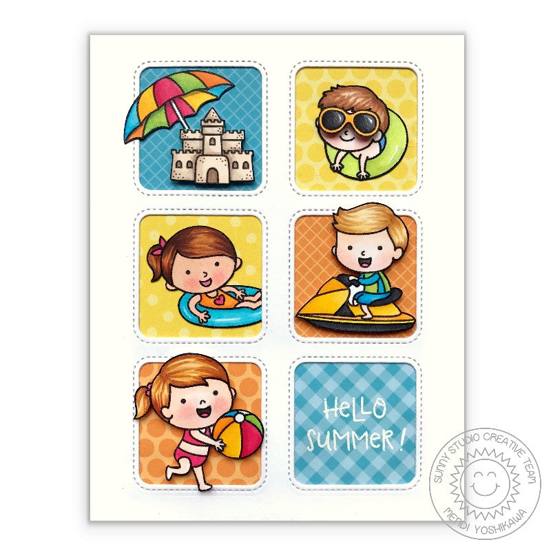 Sunny Studio - Polka-Dot Parade Paper Pad 6x6"