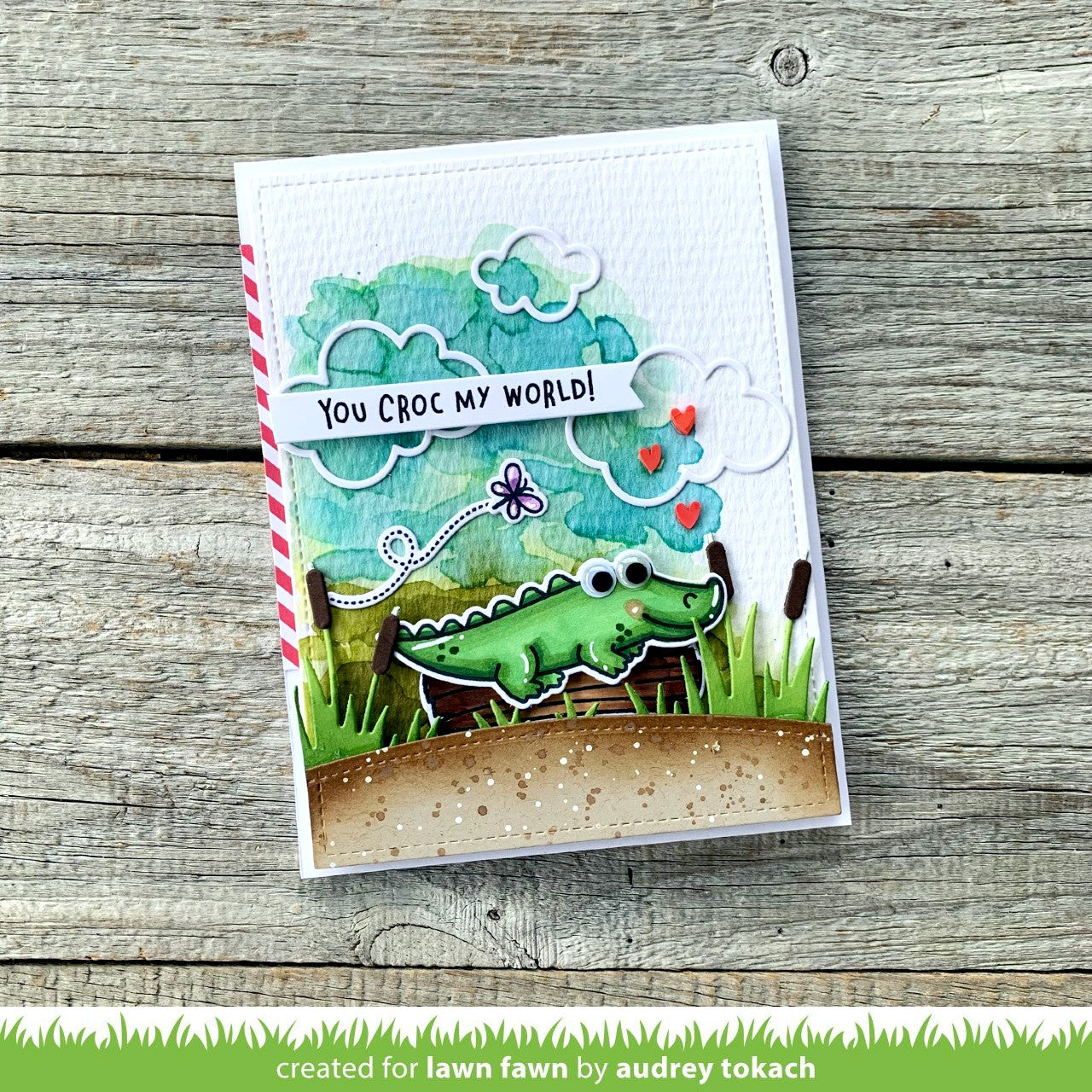 Lawn Fawn - Croc My World