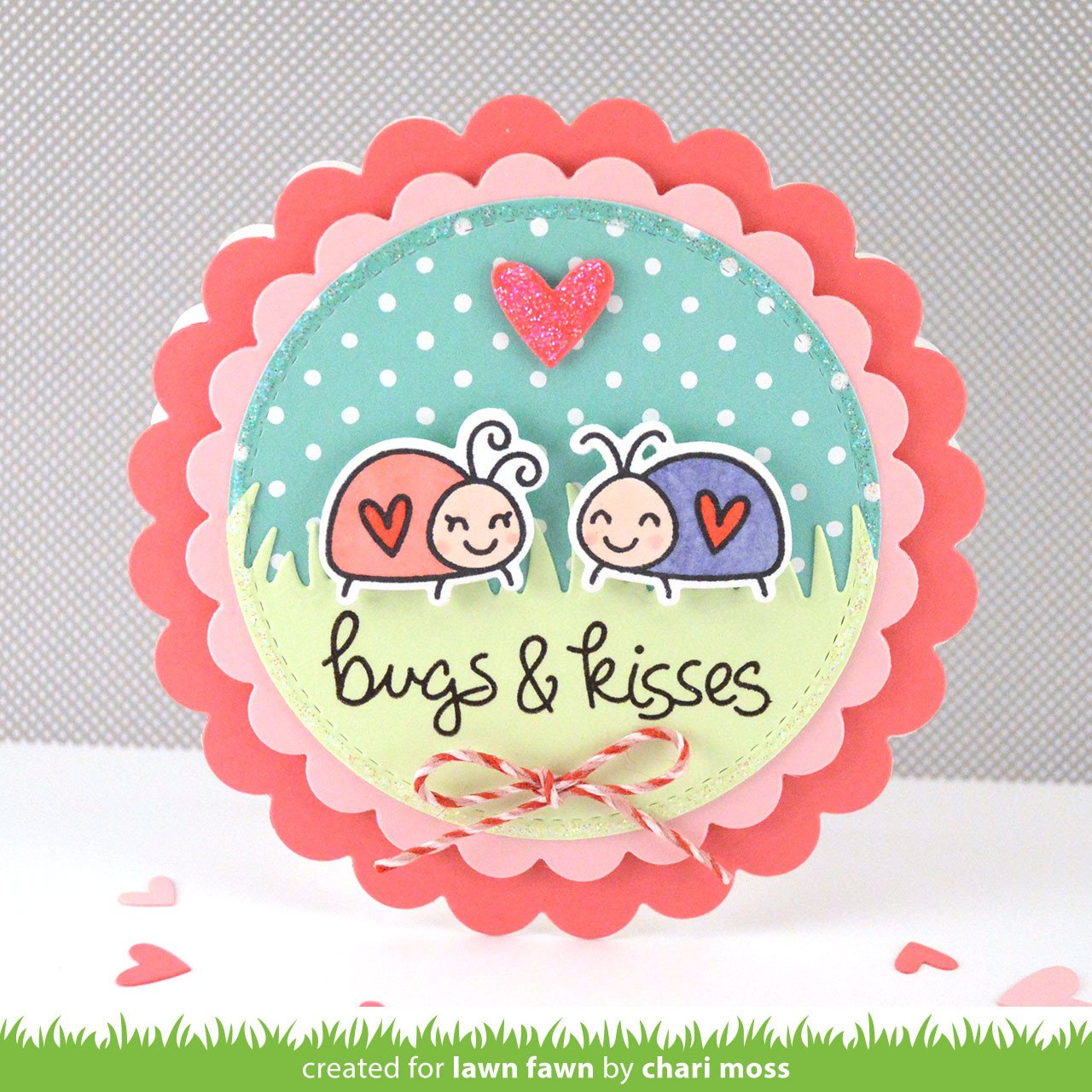 Lawn Fawn - Bugs And Kisses Lawn-Cuts
