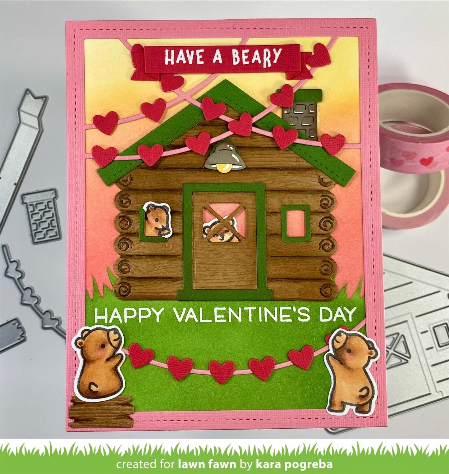 Lawn Fawn - Build-A-Cabin