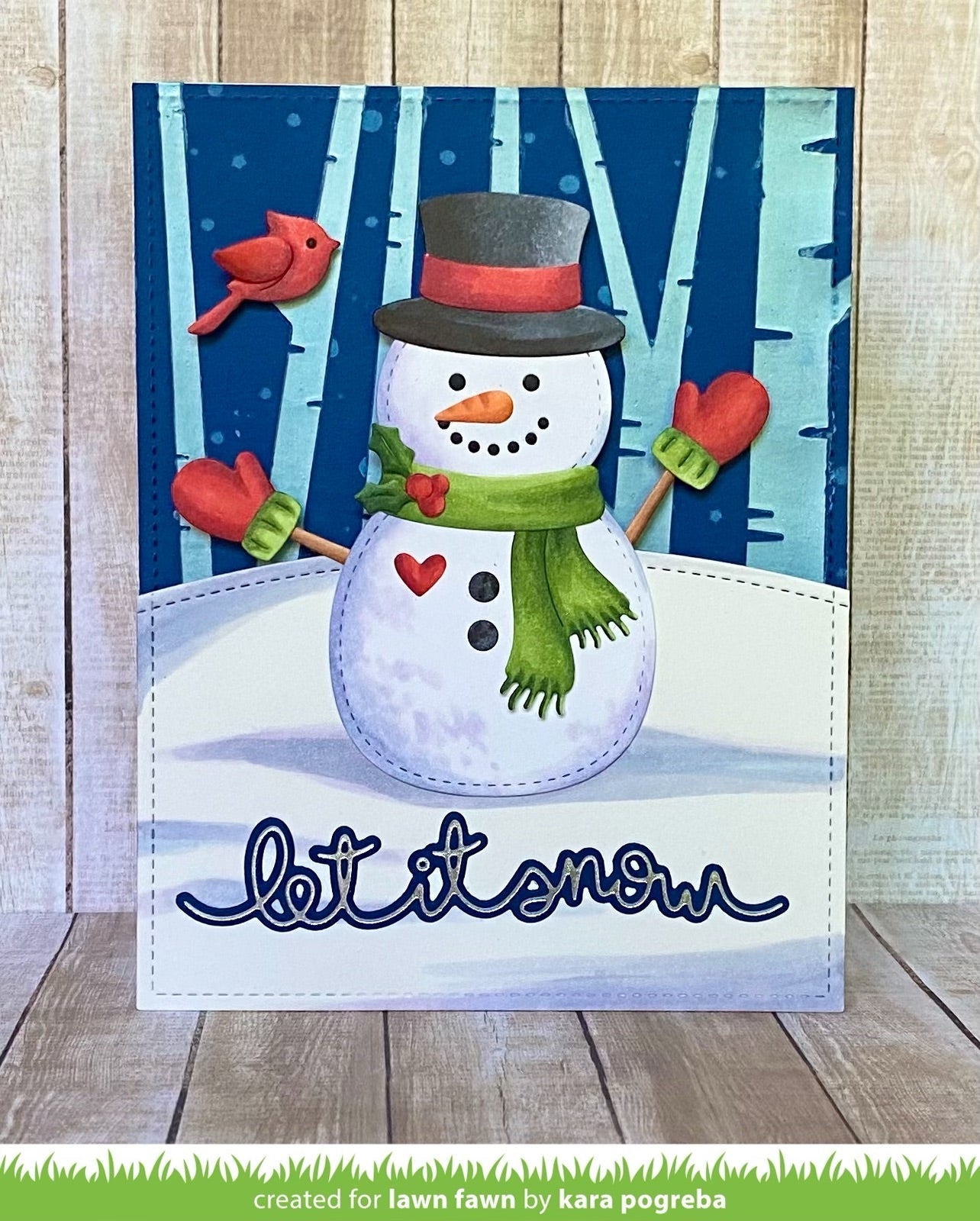 Lawn Fawn - Birch Tree Stencils (2pcs)