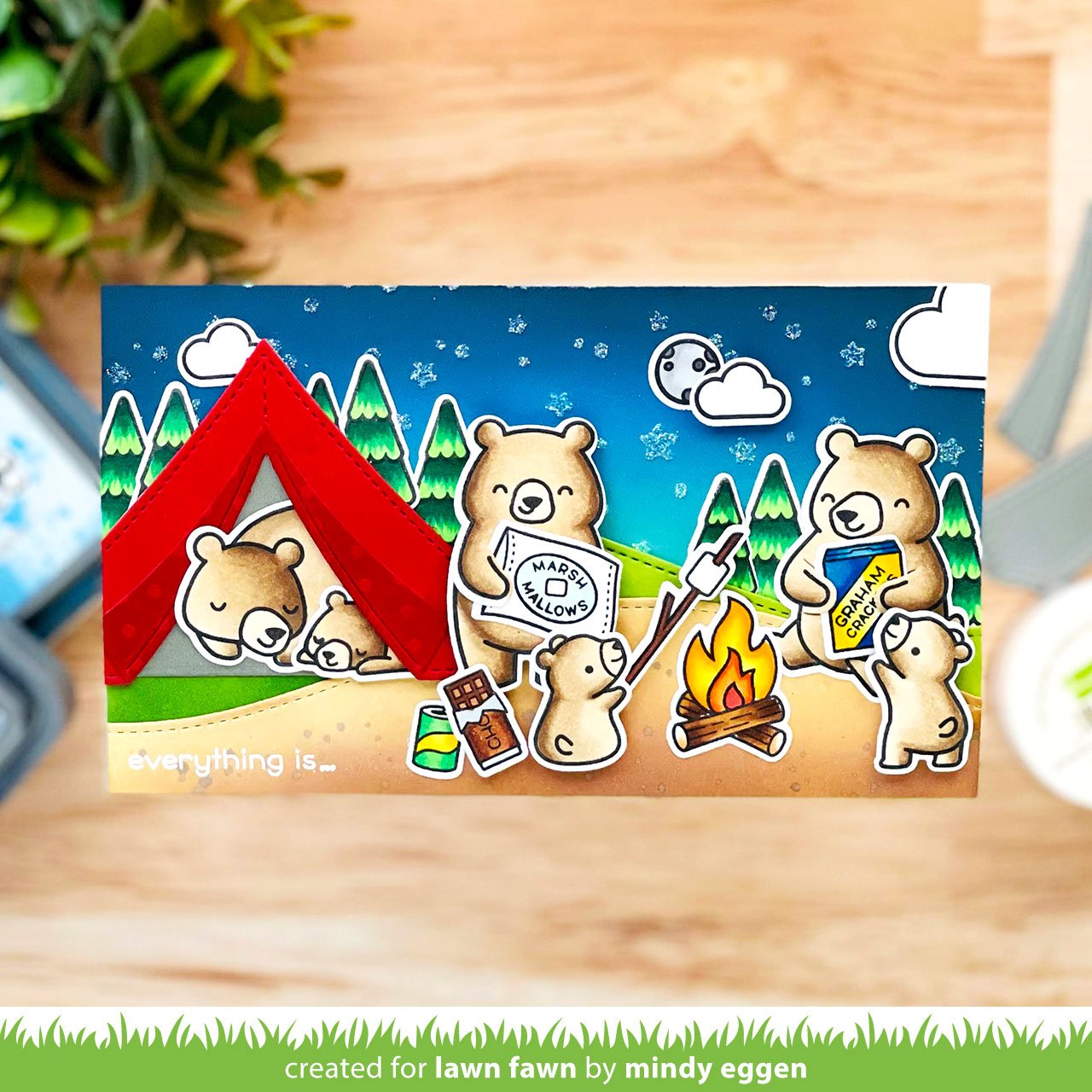 Lawn Fawn - Build-A-Campsite