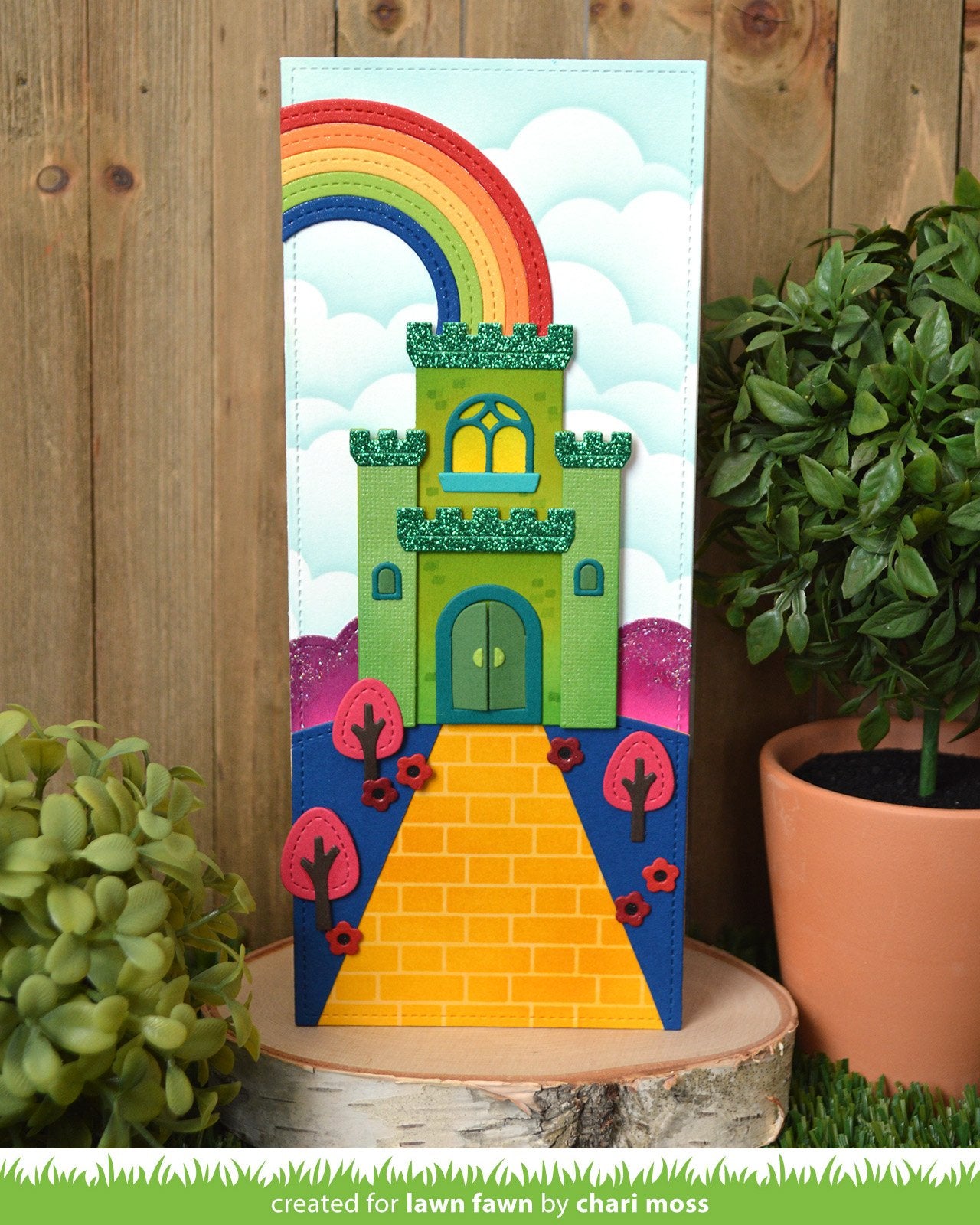 Lawn Fawn - Stitched Rainbow