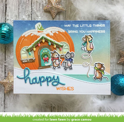 Lawn Fawn - Build-a-House Christmas Add-On