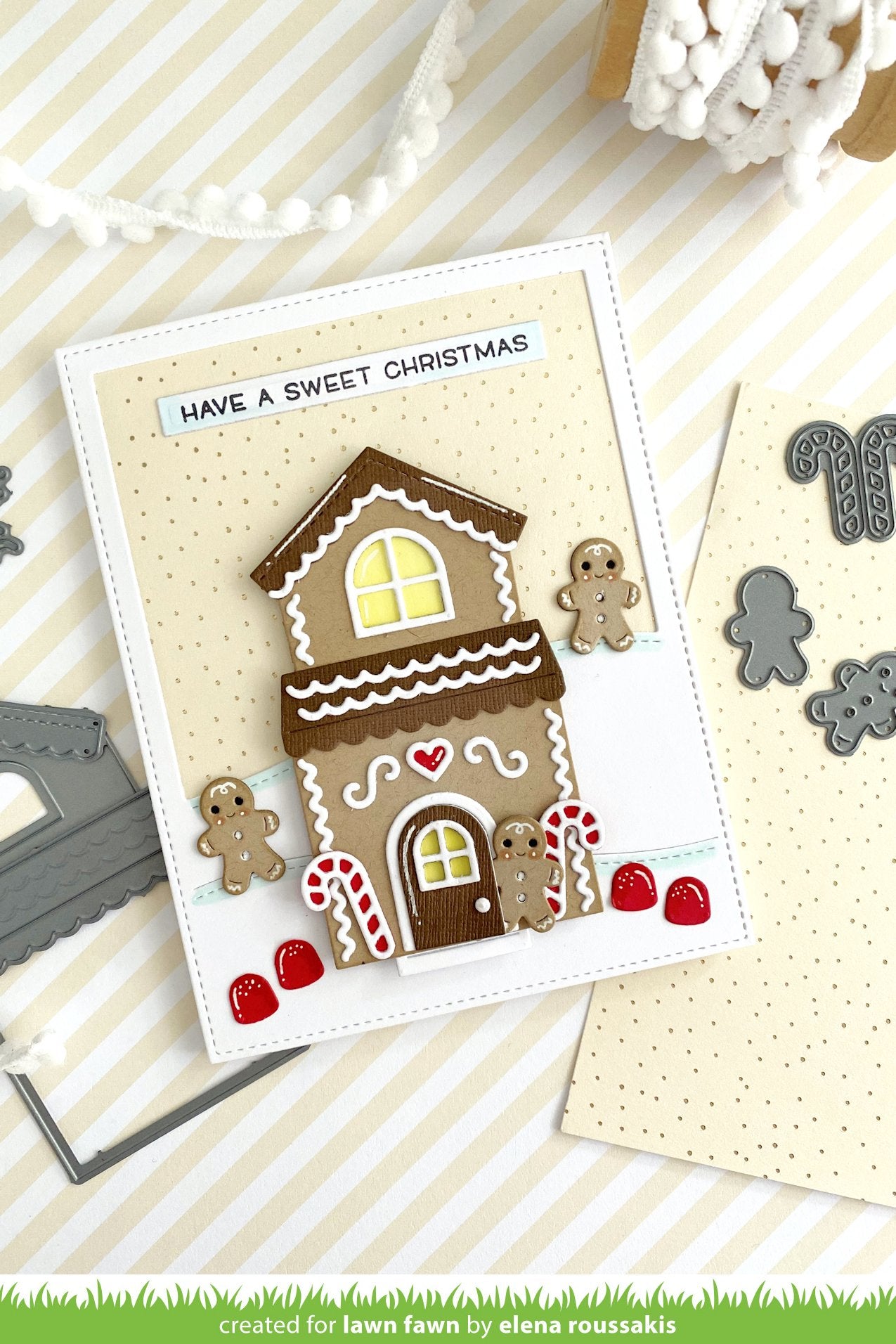 Lawn Fawn - Build-a-House Gingerbread Add-On