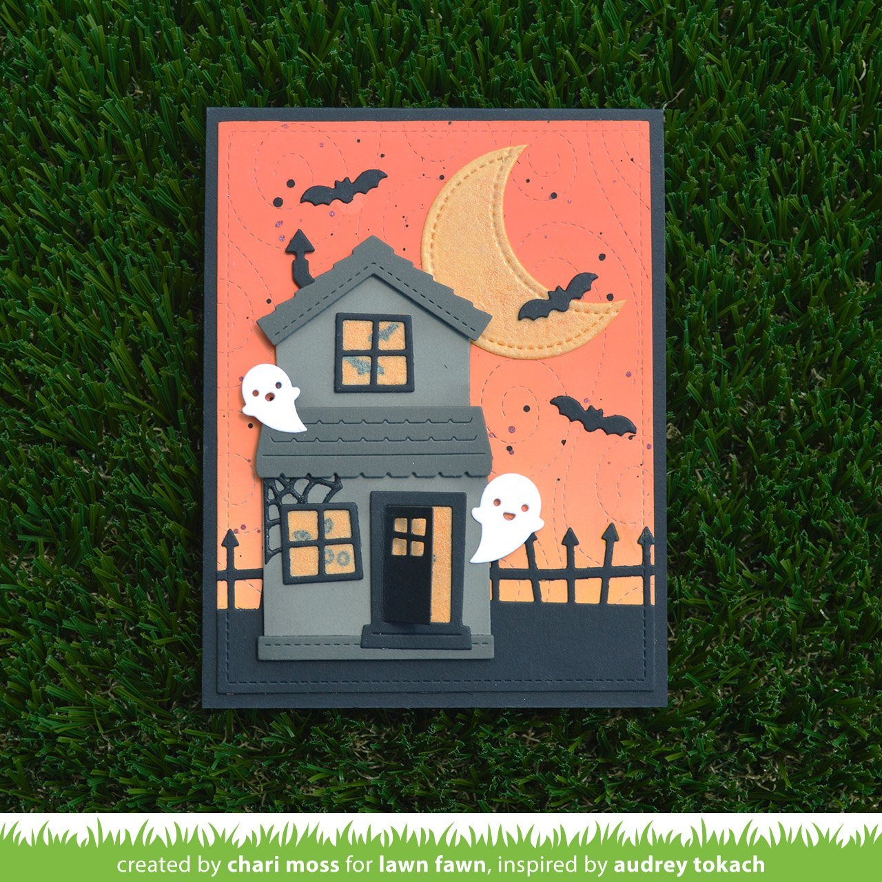 Lawn Fawn - Build-a-House Halloween Add-On