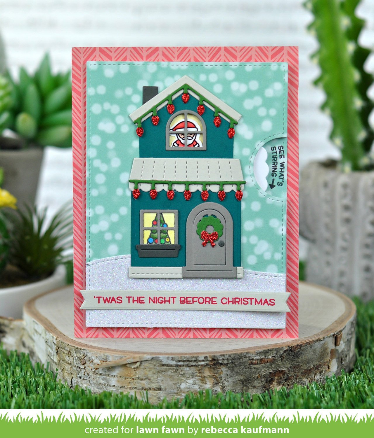 Lawn Fawn - Build-a-House Christmas Add-On
