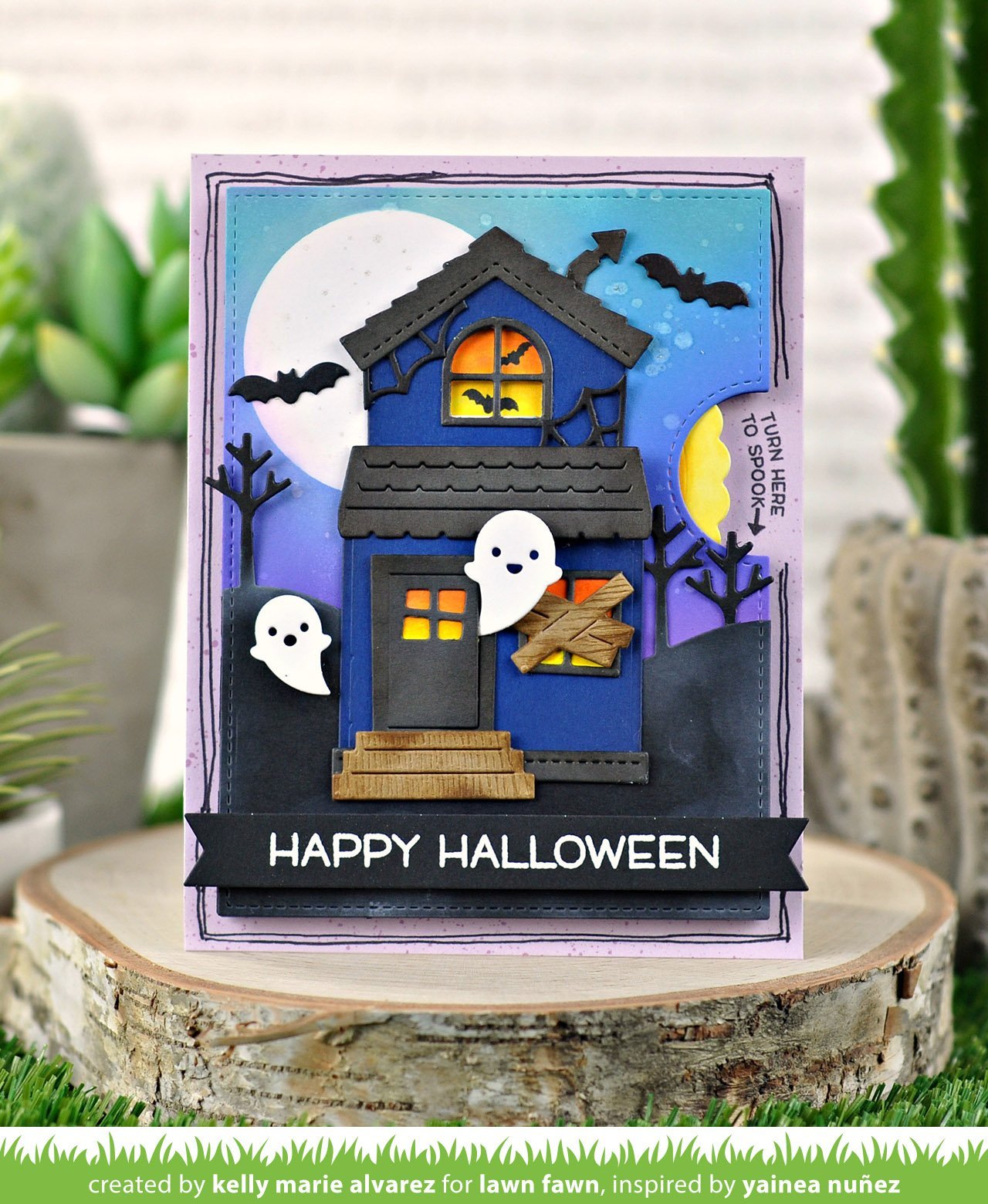 Lawn Fawn - Build-a-House Halloween Add-On