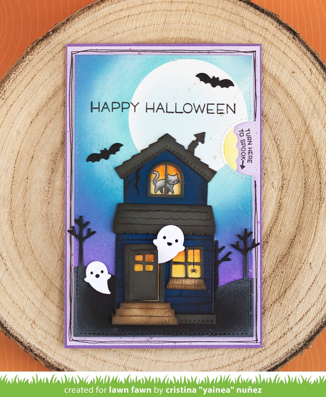 Lawn Fawn - Build-a-House Halloween Add-On