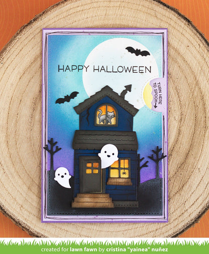 Lawn Fawn - Build-a-House Halloween Add-On