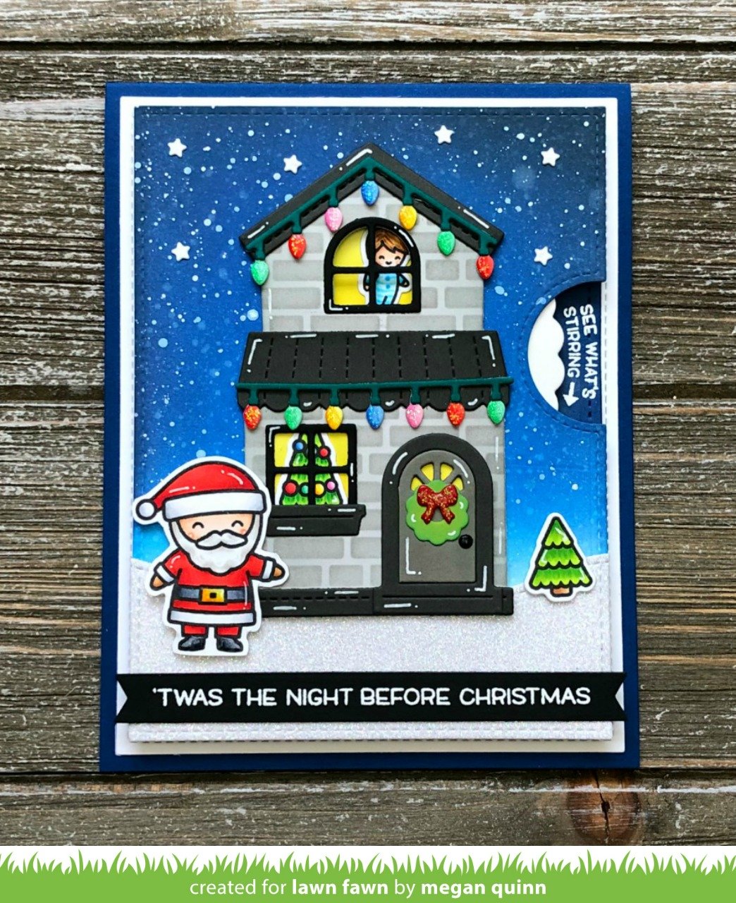 Lawn Fawn - Build-a-House Christmas Add-On