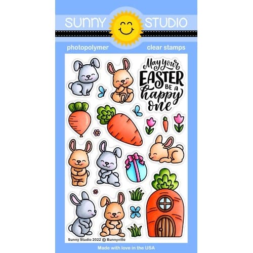 SET DEAL: Sunny Studio - Bunnyville Stamps