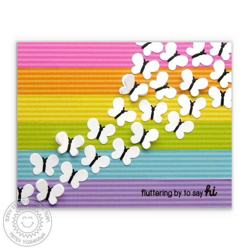 Sunny Studio - Striped Silly Paper Pad 6x6"