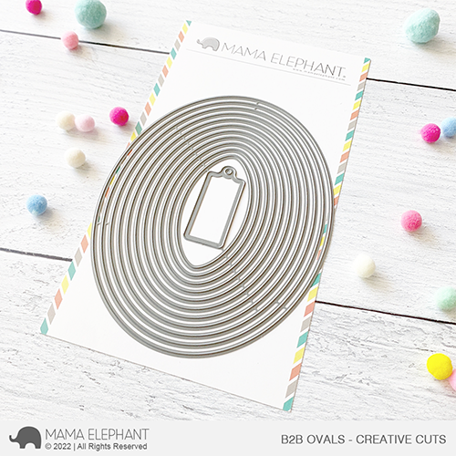 Mama Elephant - B2b - Ovals - Creative Cuts