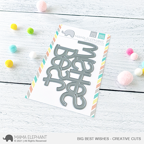 Mama Elephant - Big Best Wishes - Creative Cuts