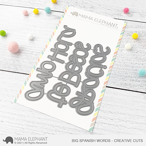 Mama Elephant - Big Spanish Words - Creative Cuts