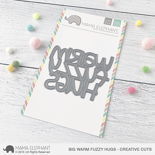 Mama Elephant - Big Warm Fuzzy Hugs - Creative Cuts