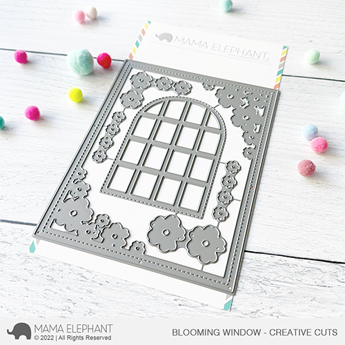 Mama Elephant - Blooming Window - Creative Cuts