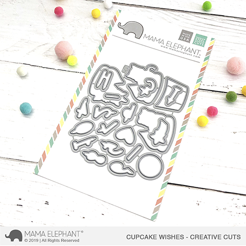 Mama Elephant - Cupcake Wishes - Creative Cuts
