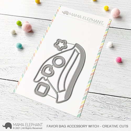 Mama Elephant - Favor Bag Accessory - Witch - Creative Cuts