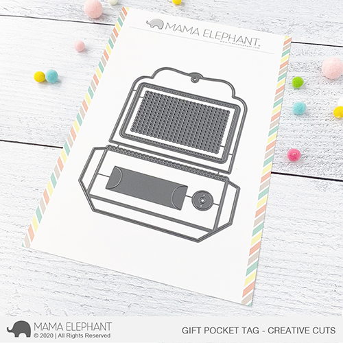 Mama Elephant - Gift Pocket Tag - Creative Cuts