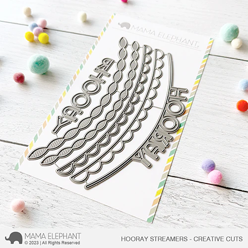 Mama Elephant - Hooray Streamers - Creative Cuts