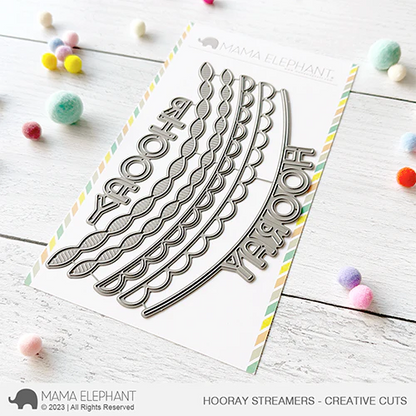 Mama Elephant - Hooray Streamers - Creative Cuts