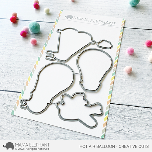 Mama Elephant - Hot Air Balloon - Creative Cuts