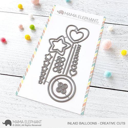 Mama Elephant - Inlaid Balloons - Creative Cuts