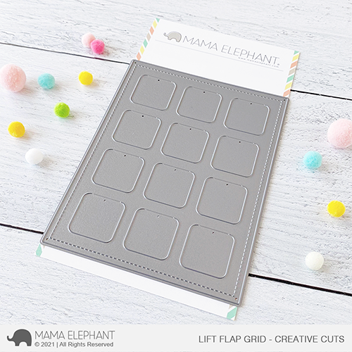 Mama Elephant - Lift Flap Grid - Creative Cuts