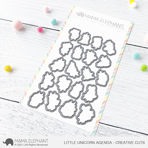 Mama Elephant - Little Unicorn Agenda - Creative Cuts