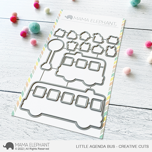 Mama Elephant - Little Agenda Bus - Creative Cuts