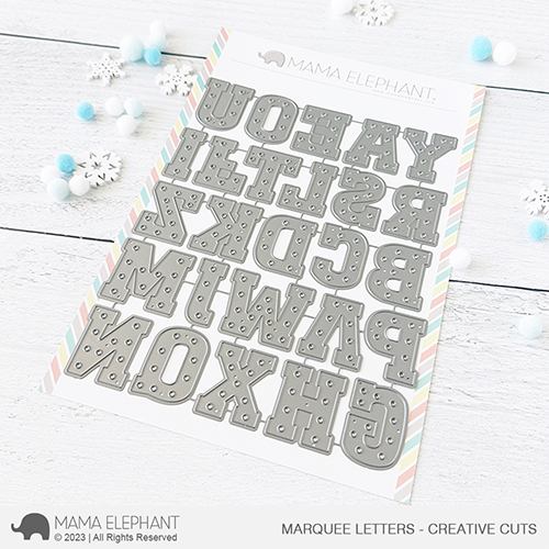 Mama Elephant - Marquee Letters - Creative Cuts