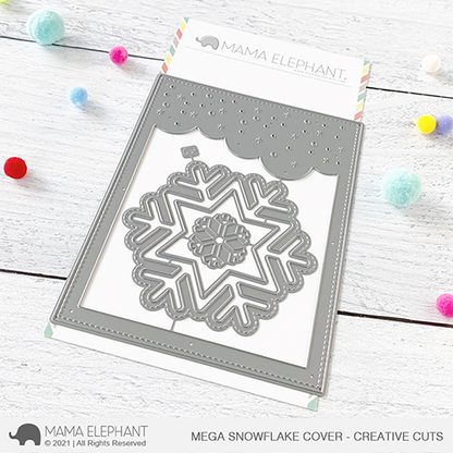 Mama Elephant - Mega Snowflake Cover - Creative Cuts